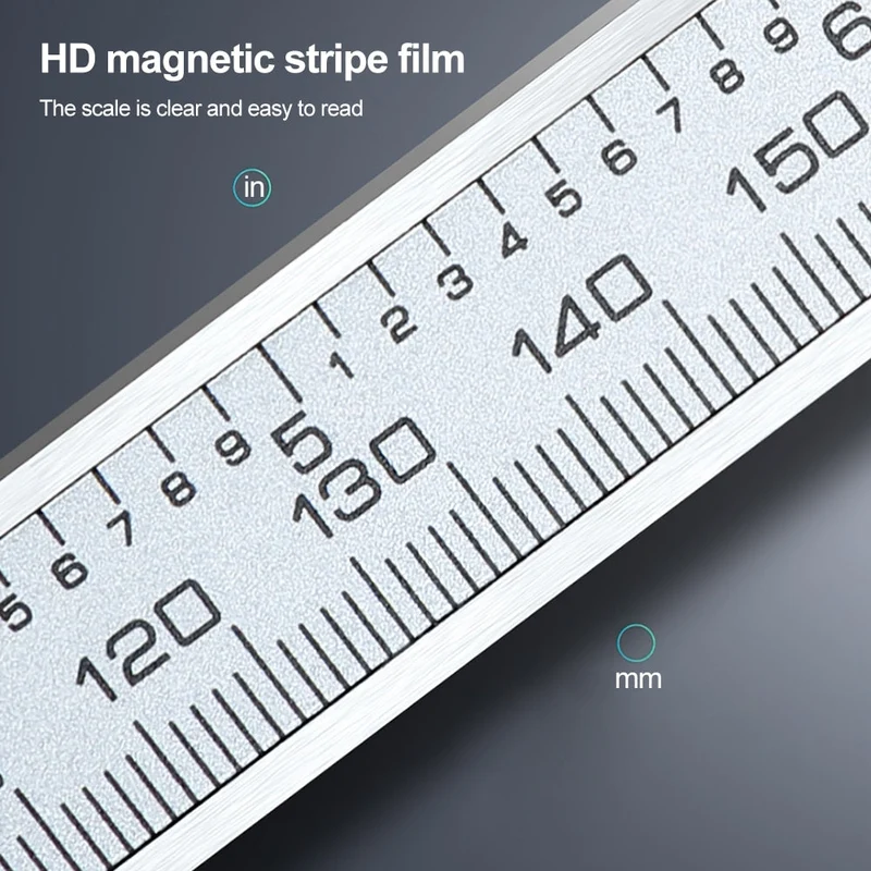 Pied à coulisse numérique 150mm Pied à coulisse numérique 6 pouces Pachomètre Micromètre Instruments de mesure Outils de mesure en acier inoxydable