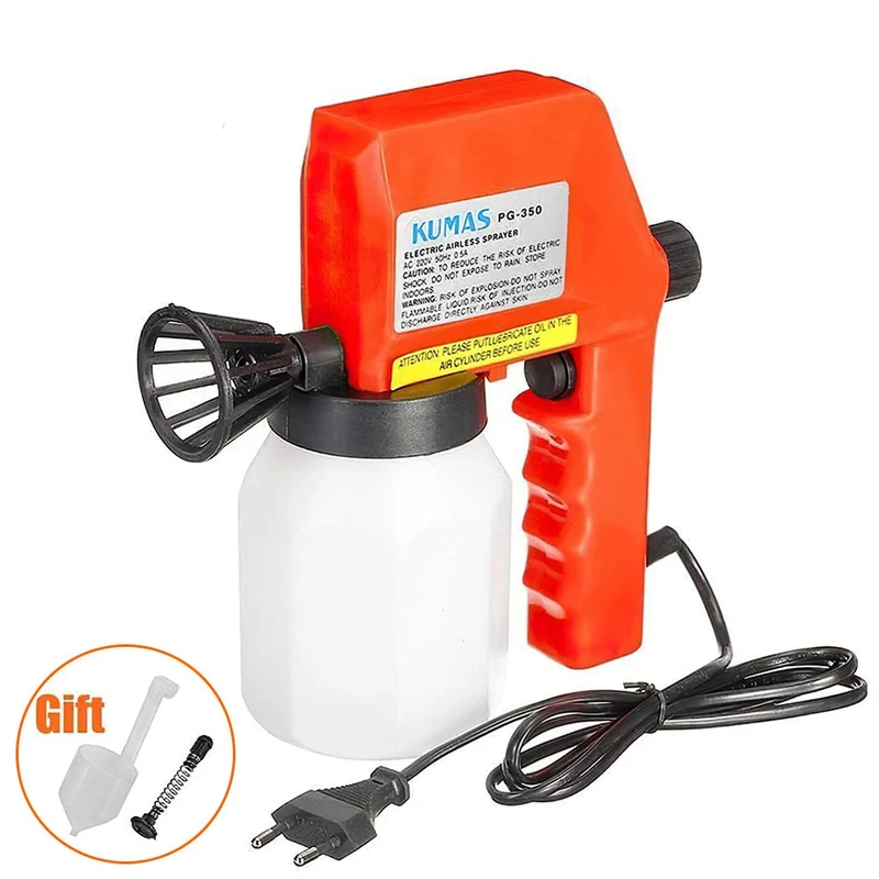 Pistolet à peinture électrique aérographe sans air 220V pulvérisateur à haute pression outil de peinture 600ml pulvérisateurs de peinture de voiture aérographe décor à la maison