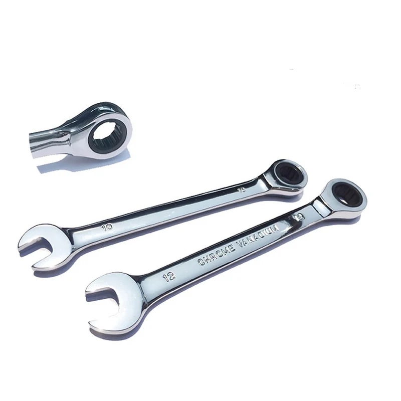 1 pc combinaison clé à cliquet double usage clés à cliquet outil à main clés à cliquet outils de réparation de voiture couple engrenage douille écrou outil