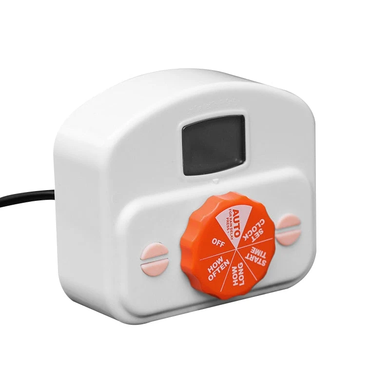 Minuterie d'arrosage automatique jardin plante en pot contrôleur d'irrigation système goutte à goutte minuterie d'arrosage affichage numérique électronique
