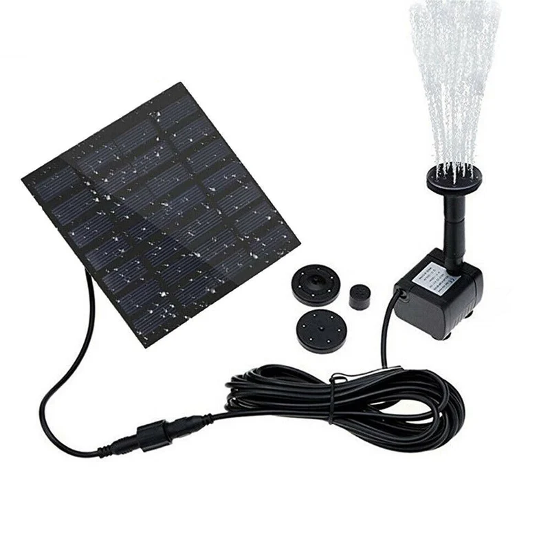 Mini fontaine solaire à énergie solaire caractéristique de l'eau plantes pompe fontaine décoration de jardin piscine étang Aquarium cascade bain d'oiseaux