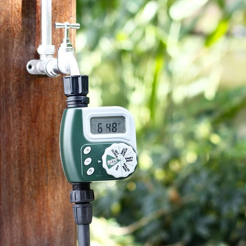 Minuterie d'arrosage de jardin contrôleur d'irrigation arrosage automatique programmeur d'irrigation goutte à goutte dispositifs de minuterie d'irrigation outils de jardin