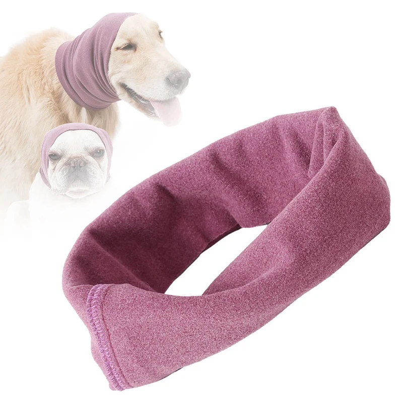 Turban de toilettage pour animaux de compagnie doux chaud anti-bruit cache-oreilles confortable isoler le bruit capuche chapeaux fournitures pour animaux de compagnie chiots chien accessoires