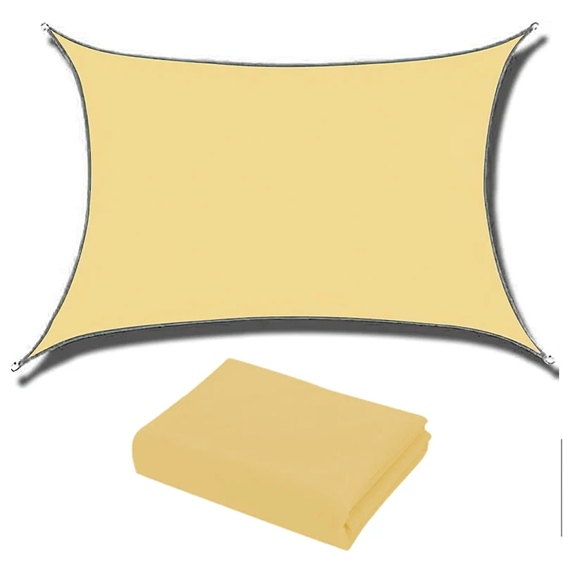 Été extérieur Anti-UV voile d'ombrage imperméable auvent pare-soleil Oxford tissu crème solaire couverture d'ombre pour jardin plage Camping Patio