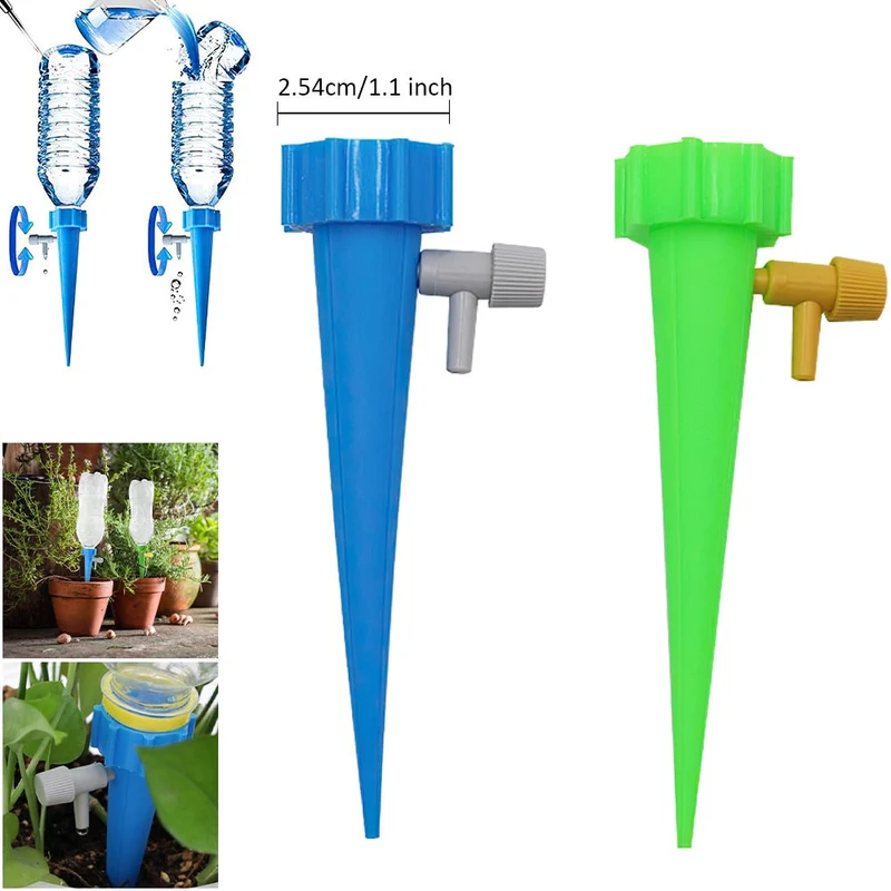 12/24 pièces ensemble d'irrigation goutte à goutte automatique dispositifs d'arrosage automatique goutte à goutte pour serres de jardin et de légumes