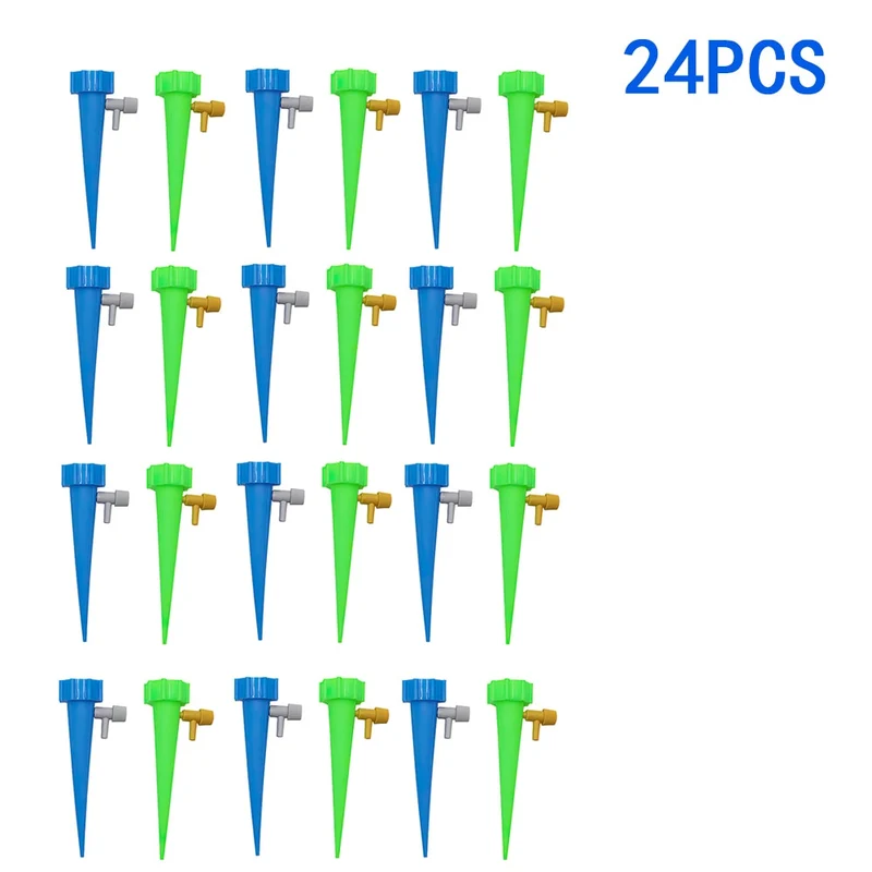 12/24 pièces ensemble d'irrigation goutte à goutte automatique dispositifs d'arrosage automatique goutte à goutte pour serres de jardin et de légumes