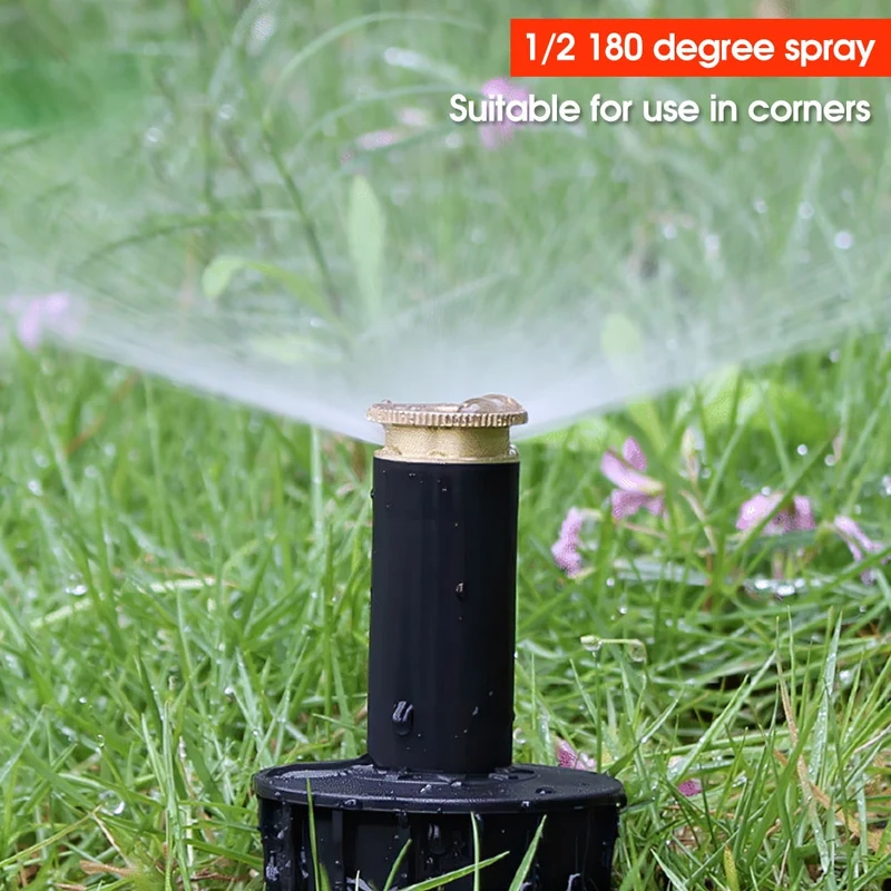 90-360 degrés Pop Up arroseurs pelouse jardin arrosage tête de pulvérisateur réglable automatique agricole Irrigation buse de pulvérisation