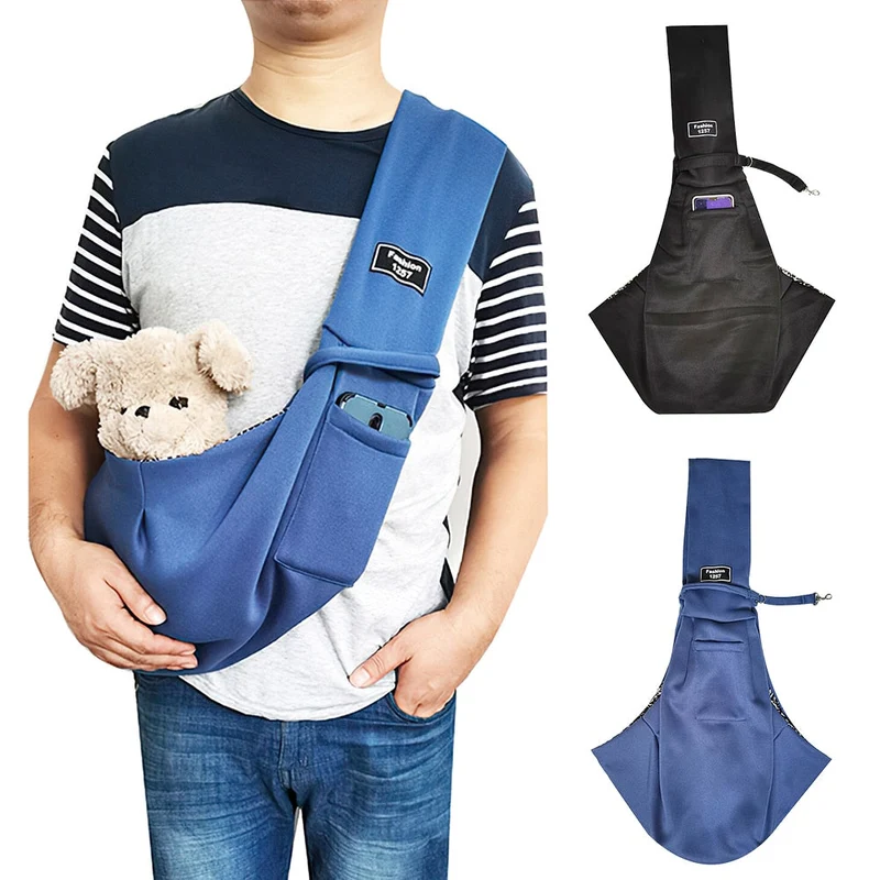 Sac de transport pour chiot pour animaux de compagnie sac à bandoulière unique fournitures pour chiens accessoires petits chiens sac à dos confort chat chien transporteur fourre-tout pochette