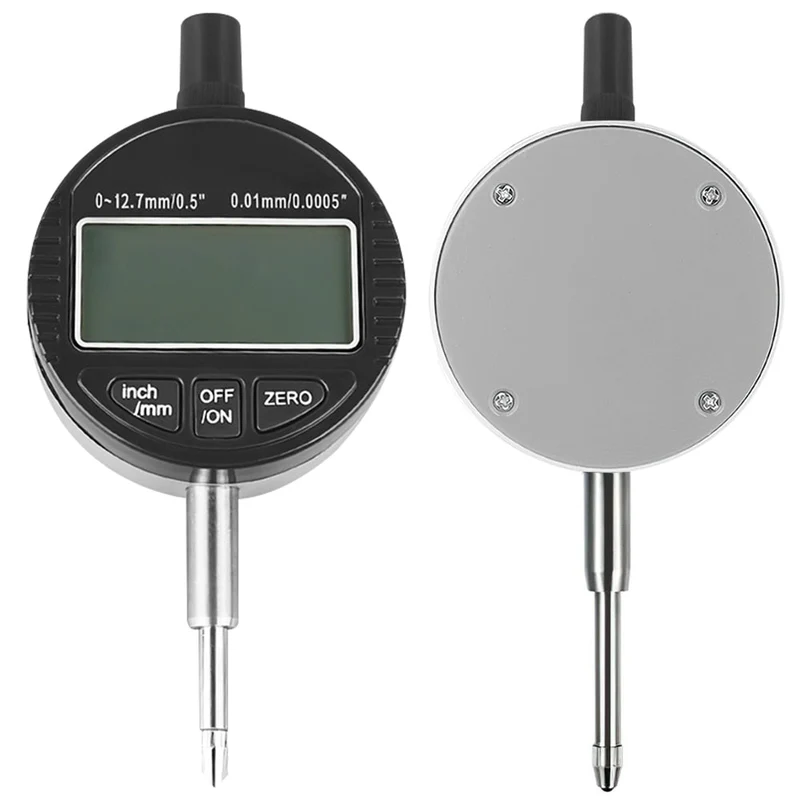 0-12.7mm/0.5 pouces Indicateur à cadran numérique Instruments de mesure Précis 0.01mm Indicateur de résolution Mètre Sondes de mesure Jauge