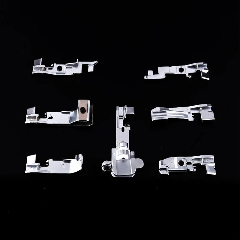 6/7/9/15 pièces Machine à coudre fournitures pied-de-biche avec boîte ourlet pieds pièces de rechange accessoires de Machine à coudre pour frère chanteur