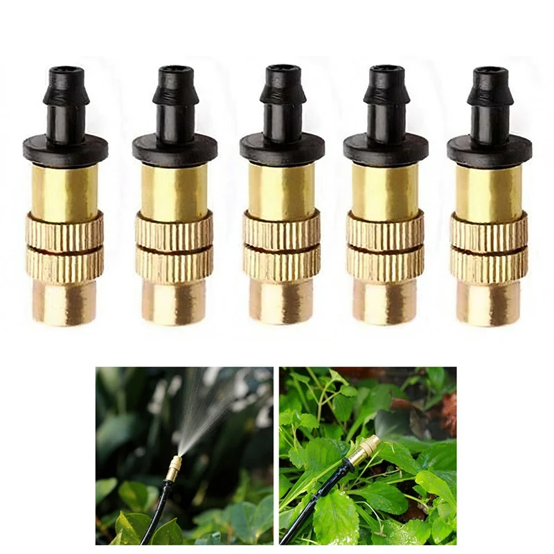 10/20/30 pièces Micro goutte à goutte arrosage pulvérisateur pelouse jardin Irrigation arroseur laiton buse goutteur dispositif de pulvérisation fournitures de jardinage