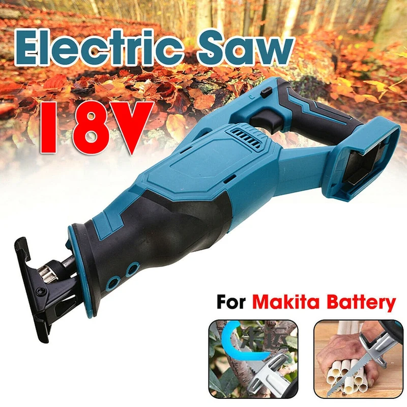 18V électrique sans fil scie alternative Portable métal bois Machine de découpe outil électrique vitesse réglable scie sabre électrique