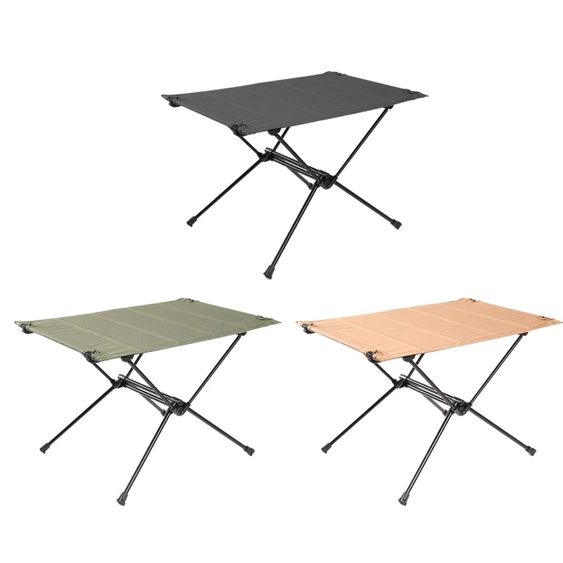 Table de camping pliable-table à enrouler compacte portable ultra-légère randonnée escalade pique-nique tables pliantes