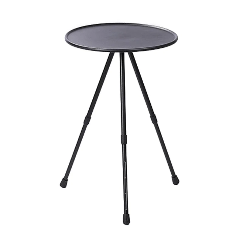 Table ronde pliante en alliage d'aluminium extérieur Camping équipement de voyage auto-conduite fournitures Portable Table relevable Table de Camping