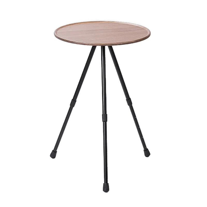 Table ronde pliante en alliage d'aluminium extérieur Camping équipement de voyage auto-conduite fournitures Portable Table relevable Table de Camping