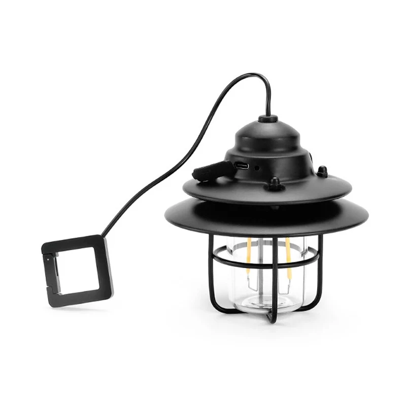Rétro Camping Lumières Extérieures Multifonctionnelles Cheval Lanternes Camping USB Rechargeable Éclairage De Secours Portable Lumières