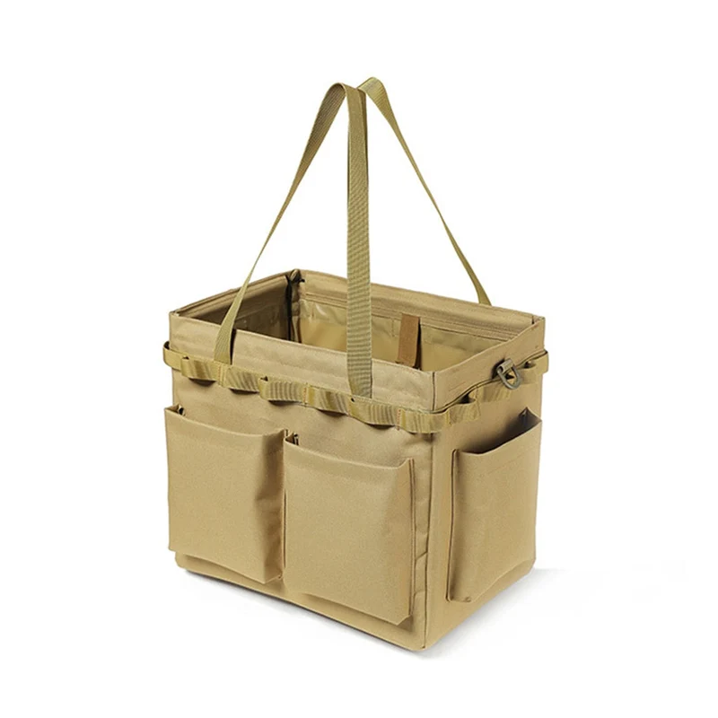 Multi-poches sacs de pique-nique Oxford tissu Camping outils sacs de rangement grande capacité sac à main pliant chasse en plein air Magazine pounch