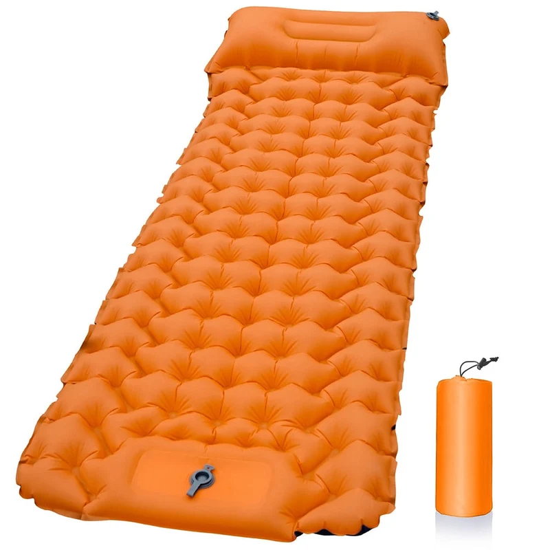 Matelas d'air de Camping ultra-léger matelas de couchage lit gonflable tapis de pique-nique de plage coussin d'air de tente de Camping en Nylon TPU