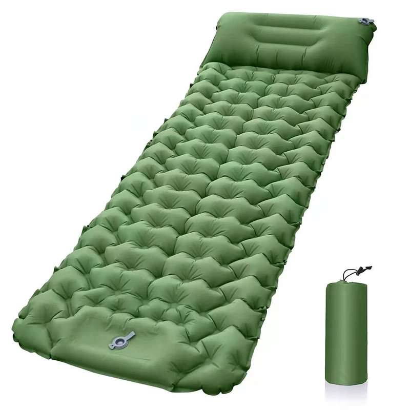 Matelas d'air de Camping ultra-léger matelas de couchage lit gonflable tapis de pique-nique de plage coussin d'air de tente de Camping en Nylon TPU