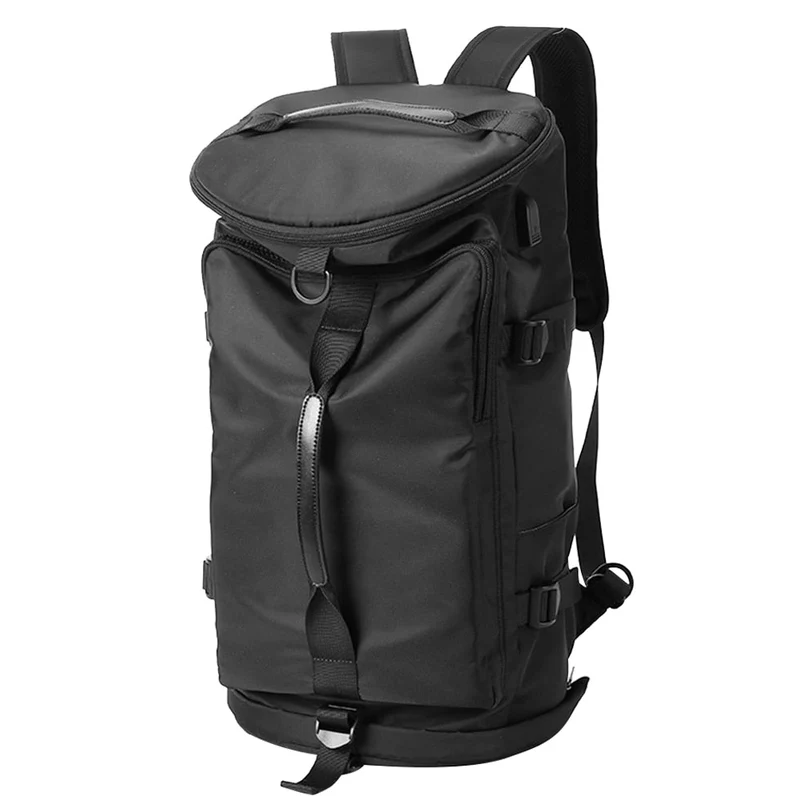 Sac à dos pour homme avec port de chargement USB, sac de voyage en plein air, sac d'affaires pour fitness, sac étanche pour trekking, pêche, chasse, grande capacité