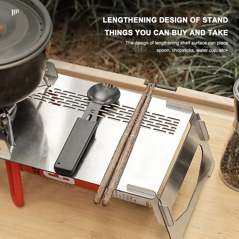 Table de Camping en acier inoxydable Portable extérieur pique-nique barbecue isolation thermique bureau pliant trois côtés pare-brise four Sedk