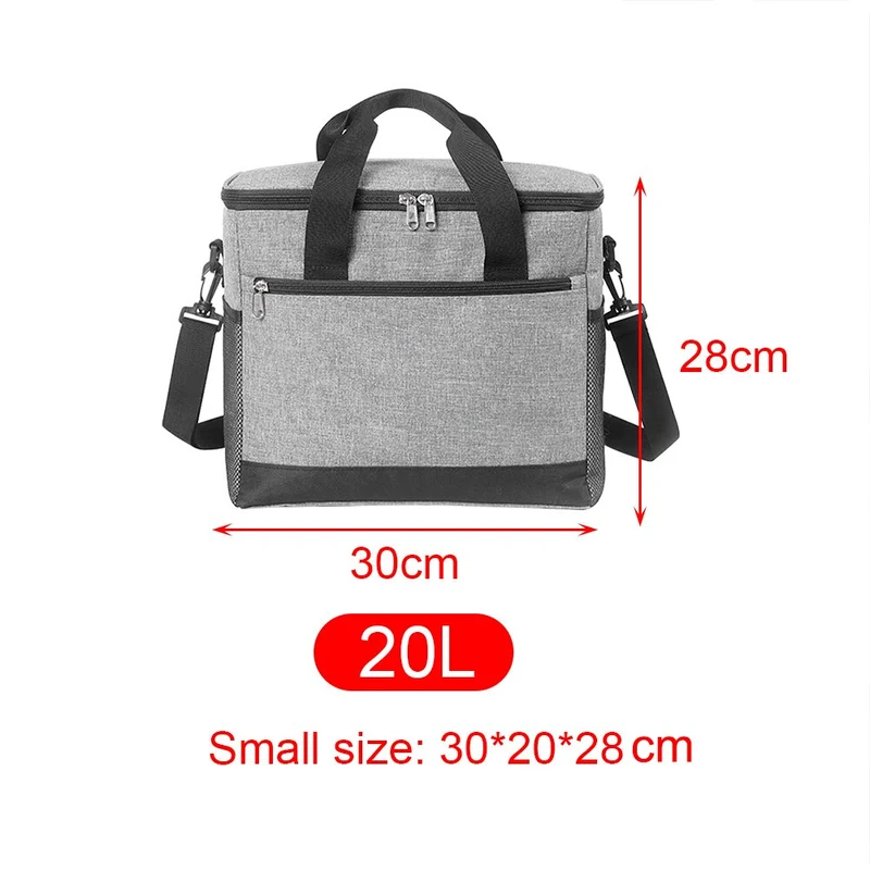 20/30L isotherme refroidisseur thermique boîte à Lunch sac de rangement nourriture boisson fruits frais garder sac de rangement pour Camping pique-nique en plein air