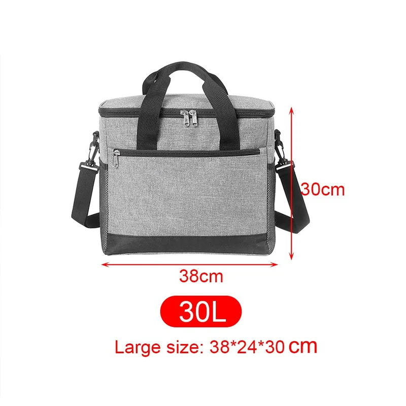 20/30L isotherme refroidisseur thermique boîte à Lunch sac de rangement nourriture boisson fruits frais garder sac de rangement pour Camping pique-nique en plein air
