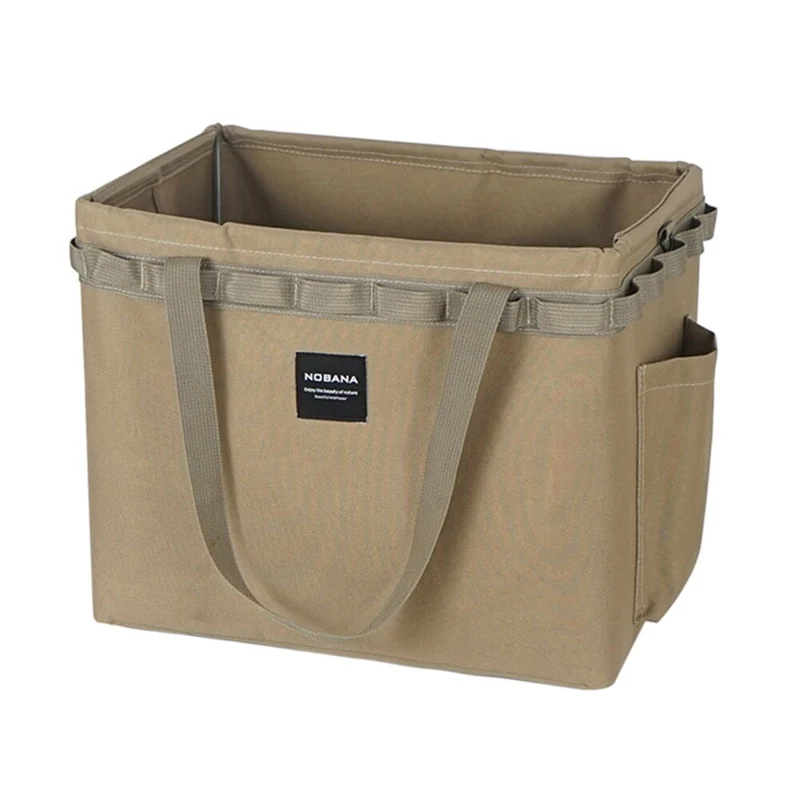 Sac de rangement d'outils extérieurs grande capacité pochette à outils divers boîte sac à main organisateur ménage mallette de rangement pliante