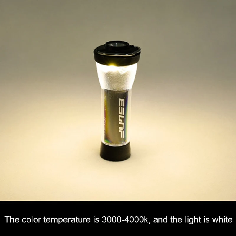 Lampe à LED lampe de poche Camping lumière extérieure Portable Camping lumières trois Modes USB Charge lampe IPX4 hydrofuge Camping lampe