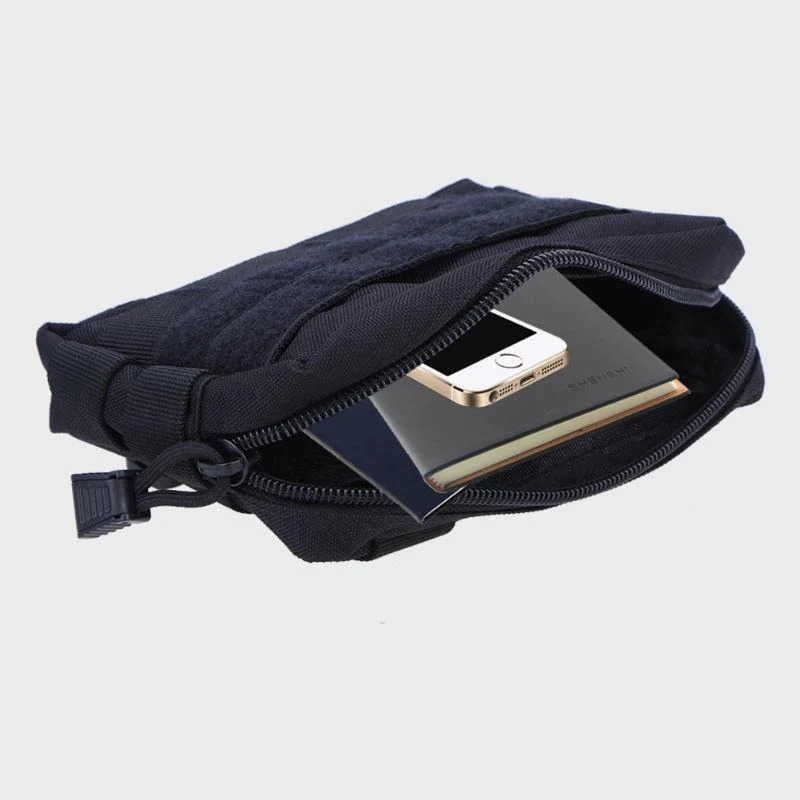 Sous-package Molle Camouflage extérieur Poche tactique Sac banane pour téléphone Paquet de transport Accessoires militaires Sac de changement d'outils EDC