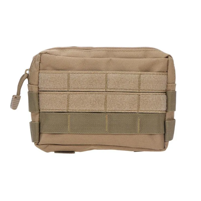 Sous-package Molle Camouflage extérieur Poche tactique Sac banane pour téléphone Paquet de transport Accessoires militaires Sac de changement d'outils EDC