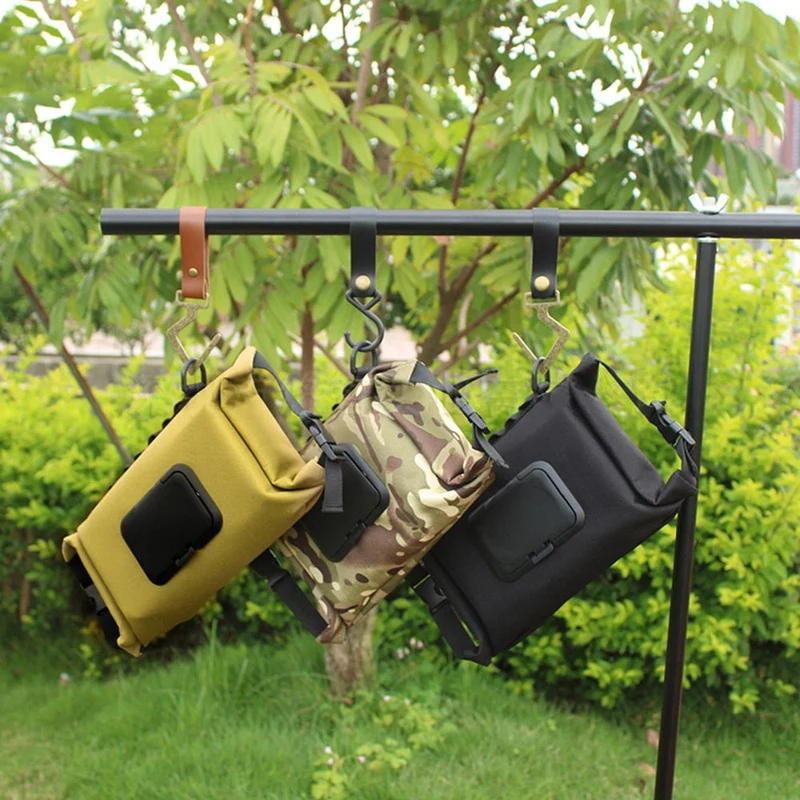 Camping en plein air randonnée boîte à mouchoirs humide Portable étanche suspendu sac de mouchoirs Portable distributeur de toile support de stockage suspendu