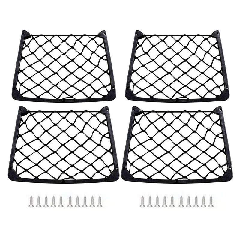 Universel voiture arrière coffre arrière organisateur filet maille siège sac de rangement poche Auto organisateur intérieur pièces accessoires