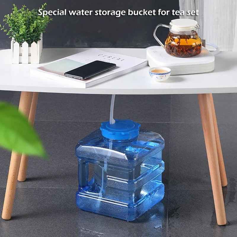 Conduite Tour PC Seau De Stockage Compact Scellé Réservoir D'eau Seau D'équitation avec Couvercle En Plein Air Randonnée Pique-Nique Camping Réservoir D'eau