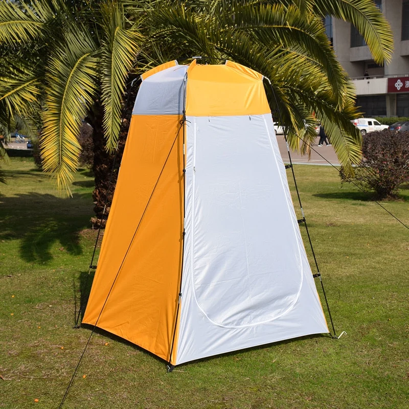 Anti-UV en plein air Camping chasse tente de bain étanche intimité toilette abri Anti UV auvent tentes abri solaire extérieur