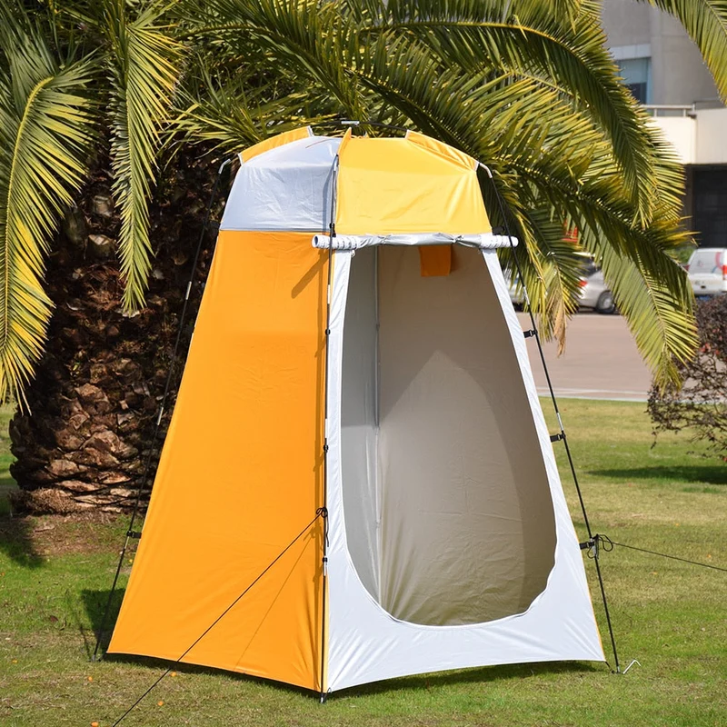 Anti-UV en plein air Camping chasse tente de bain étanche intimité toilette abri Anti UV auvent tentes abri solaire extérieur
