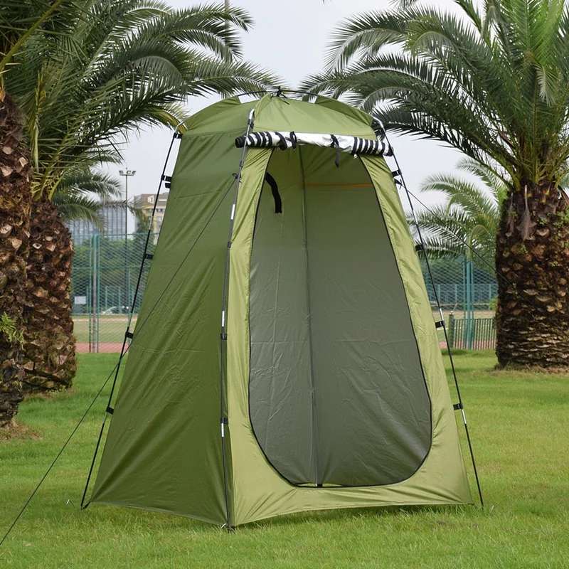 Anti-UV en plein air Camping chasse tente de bain étanche intimité toilette abri Anti UV auvent tentes abri solaire extérieur