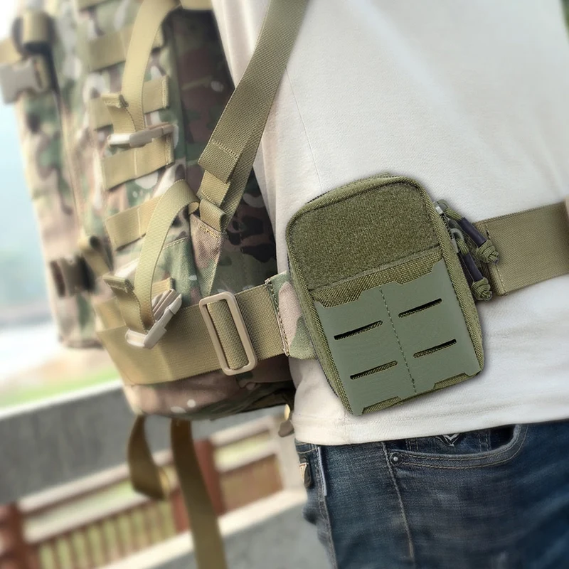 Camping en plein air Molle taille sac multifonctionnel survie outil stockage Pack premiers soins d'urgence Fanny Pack pour l'extérieur