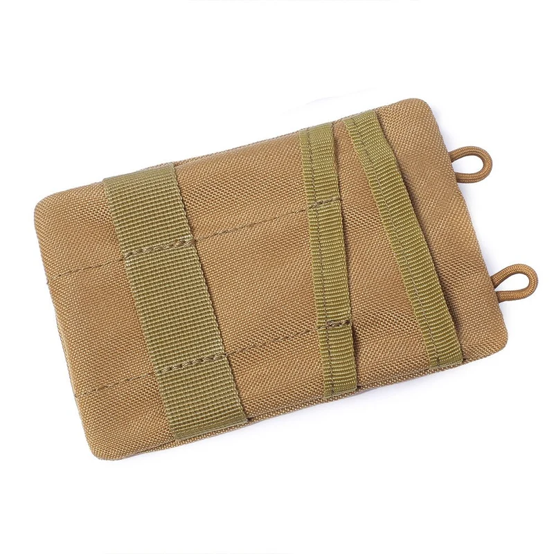 Pochette extérieure Molle clé en Nylon porte-écouteur Mini Portable voyage fermeture éclair taille ceinture pièce de monnaie sacs de poche extérieurs
