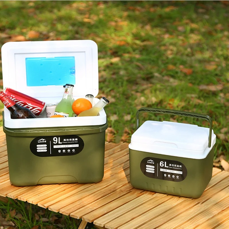 6L/9L voiture réfrigérateur congélateur conservation de la chaleur et du froid pour la maison automatique en plein air pour le stockage de Barbecue de pique-nique de voyage