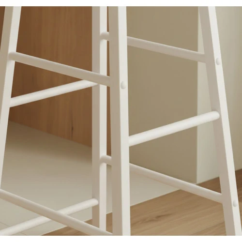 Lot de 2 tabourets hauts Louis blancs et Sonoma