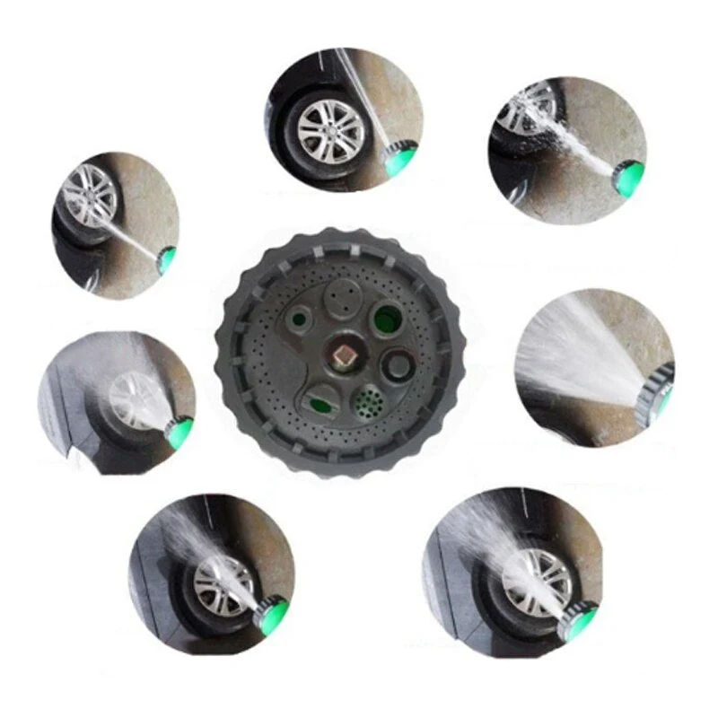 7 modèle haute pression laveuse jardin pulvérisateur lavage de voiture pistolet à eau réglable tuyau buses eau pulvérisateur jardin accessoires