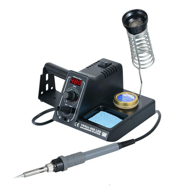 Kit de reprise de station de fer à souder 60W Chauffage rapide 480 ℃ Soudage électronique Fer à souder LED Régulateur de température numérique