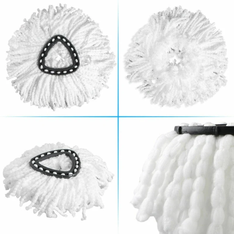 5 pièces/lot microfibre tête de vadrouille remplacement recharge vadrouille chiffon tampons réutilisable nettoyage de sol lavable remplacer tête de vadrouille pour Vileda