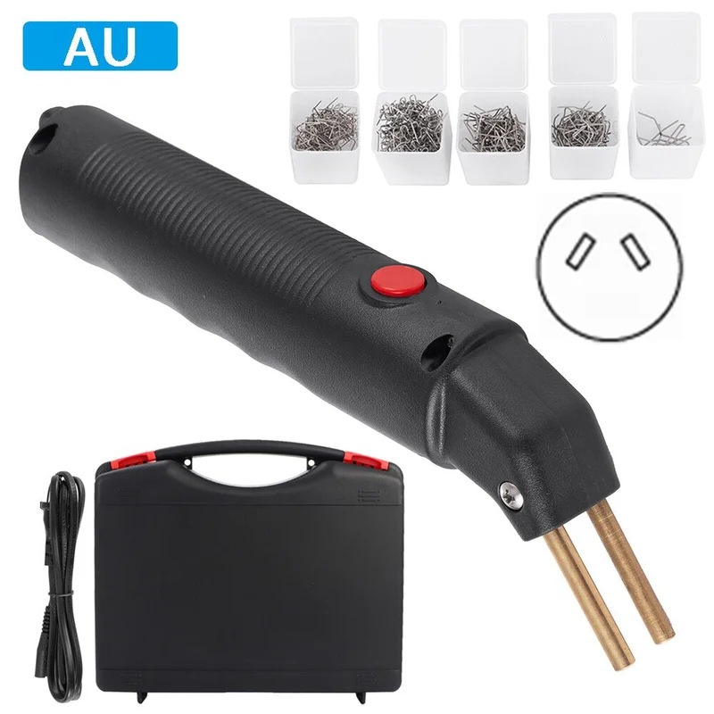 Agrafeuse à chaud en plastique pistolet à souder voiture pare-chocs garde-boue carénage plastique réparation trousse à outils soudure réparation Machine avec 400 agrafes