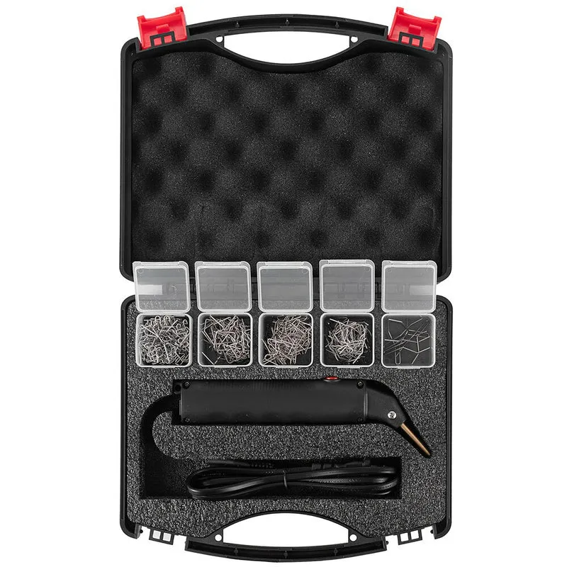 Agrafeuse à chaud en plastique pistolet à souder voiture pare-chocs garde-boue carénage plastique réparation trousse à outils soudure réparation Machine avec 400 agrafes