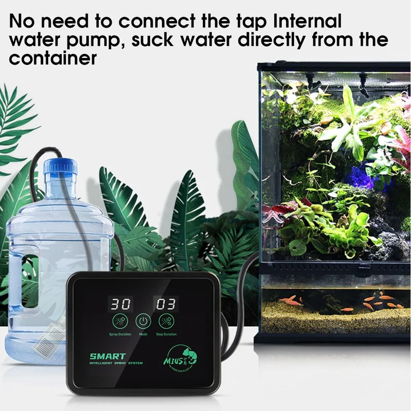 Pulvérisateur d'eau intelligent minuterie automatique Kit de système de pulvérisation de forêt tropicale humide Irrigation automatique arrosage serres arroseur de jardin
