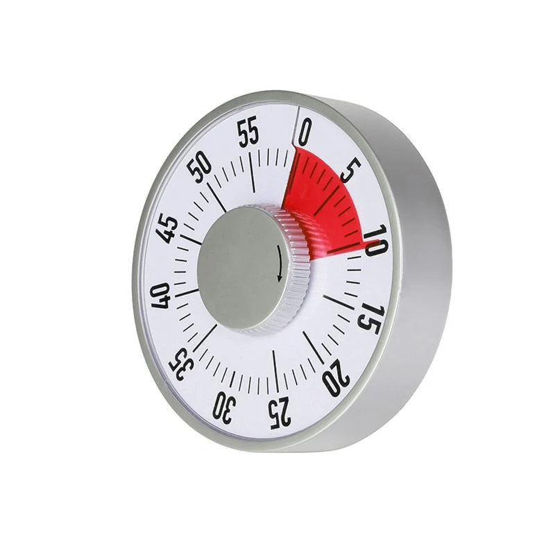 Minuterie de cuisine avec base magnétique 60 minutes cadran rond compte à rebours minuterie de cuisson alarme rappel de temps mécanique Gadgets de cuisine