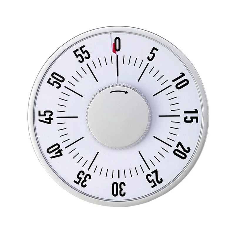 Minuterie de cuisine avec base magnétique 60 minutes cadran rond compte à rebours minuterie de cuisson alarme rappel de temps mécanique Gadgets de cuisine