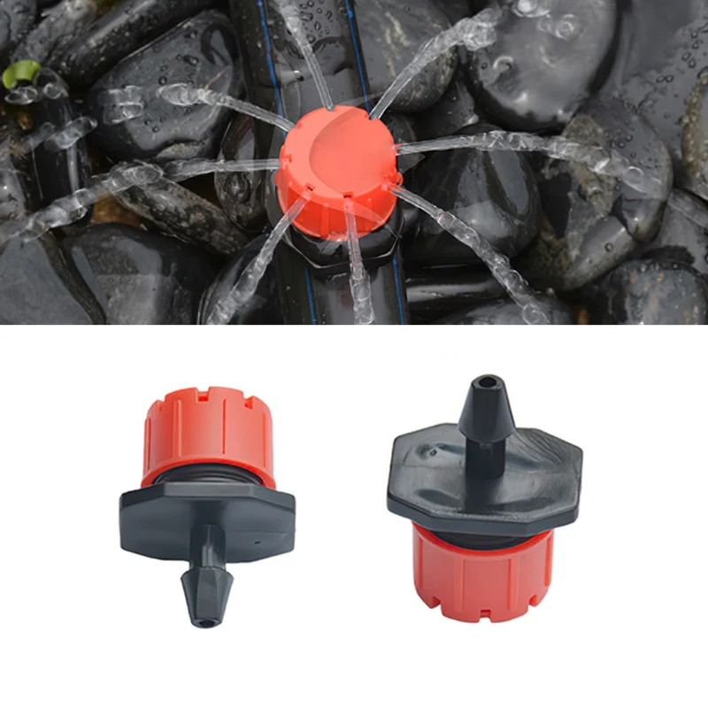 50-200 pièces goutteurs d'irrigation réglables arrosage automatique jardin pulvérisateur Micro goutte à goutte pelouse plantes arroseur gouttes d'irrigation